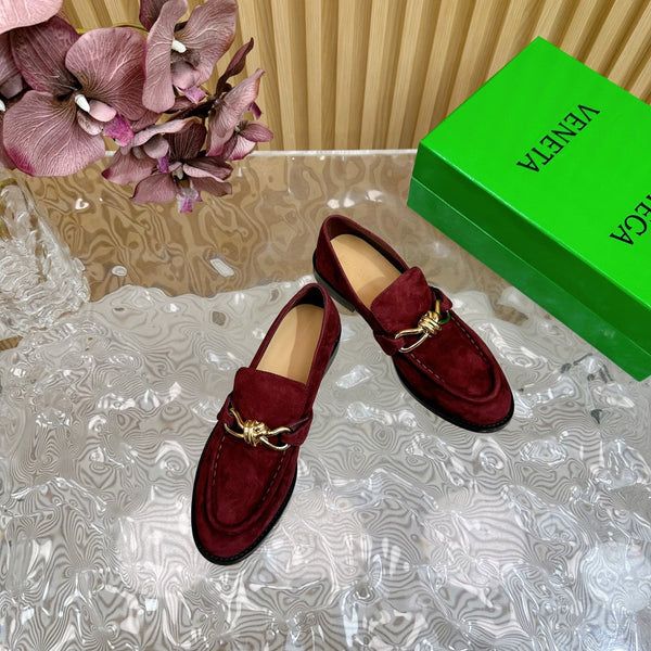 BV Astaire Loafer Wine Suede Ghw 925633