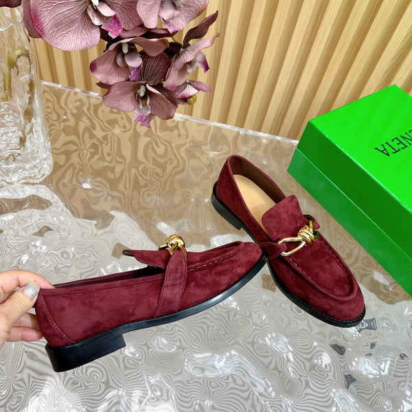 BV Astaire Loafer Wine Suede Ghw 925633