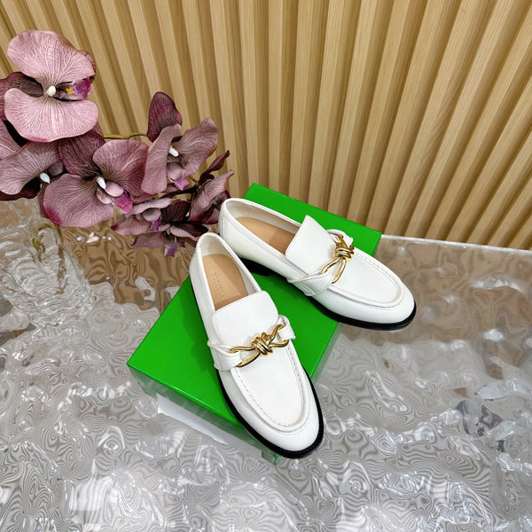 BV Astaire Loafer White Lambskin Ghw 925635