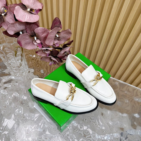 BV Astaire Loafer White Lambskin Ghw 925635
