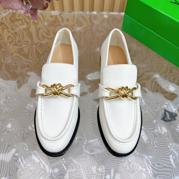 BV Astaire Loafer White Lambskin Ghw 925635