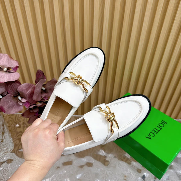 BV Astaire Loafer White Lambskin Ghw 925635