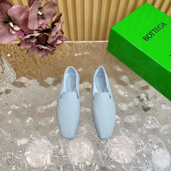 Pantofole Adamo in pelle di vitello blu nuvola BV 957403