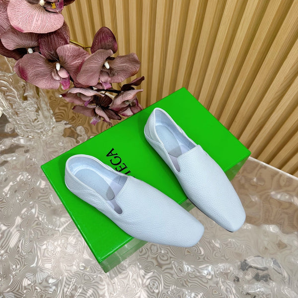 Pantofole Adamo in pelle di vitello blu nuvola BV 957403