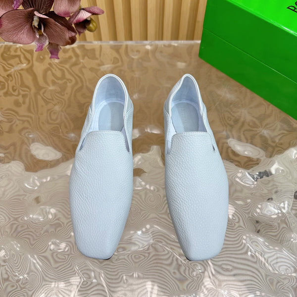 Pantofole Adamo in pelle di vitello blu nuvola BV 957403