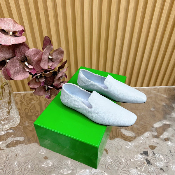 Pantofole Adamo in pelle di vitello blu nuvola BV 957403