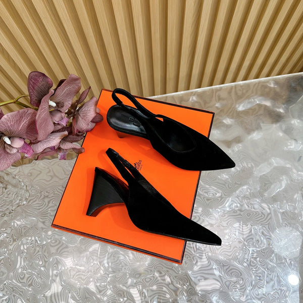 HM Intime 75 Pump Nero Scamosciato 957087