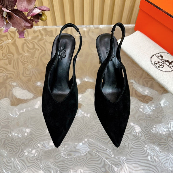 HM Intime 75 Pump Nero Scamosciato 957087