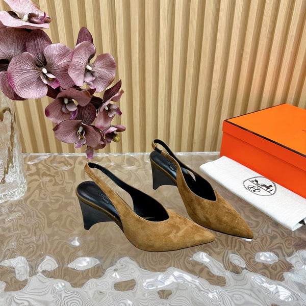 HM Intime 75 Pump Marrone Scamosciato 957095