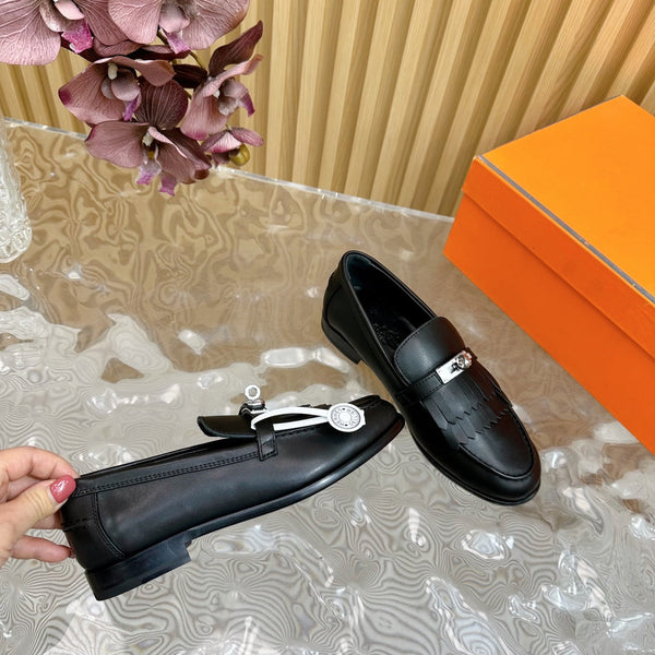 HM Royal Loafer In Black Cowhide 102300