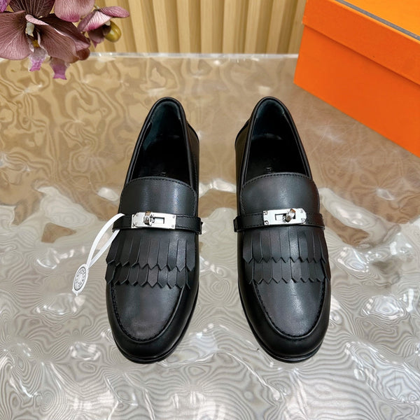 HM Royal Loafer In Black Cowhide 102300