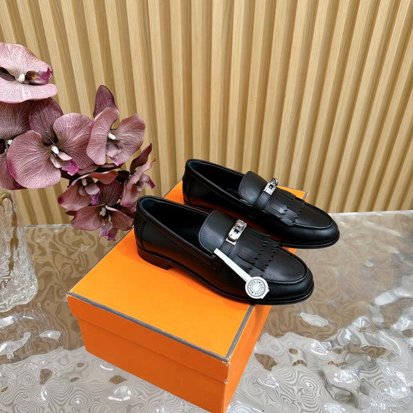 HM Royal Loafer In Black Cowhide 102300