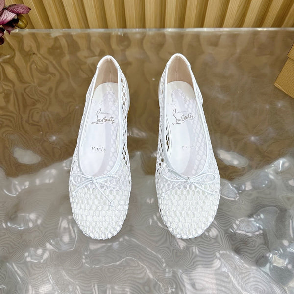 CL 25 Mary Jane Pumps White Mesh 317851