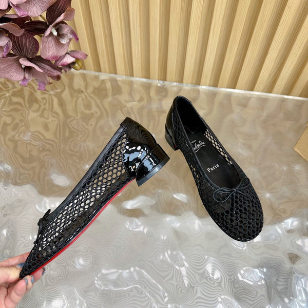 CL 25 Mary Jane Pumps Black Mesh 317852