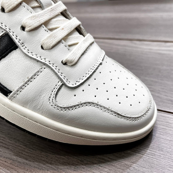 PRA TRAINER SHOES IN WHITE CALFSKIN