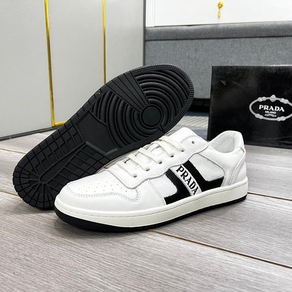 PRA TRAINER SHOES IN WHITE CALFSKIN
