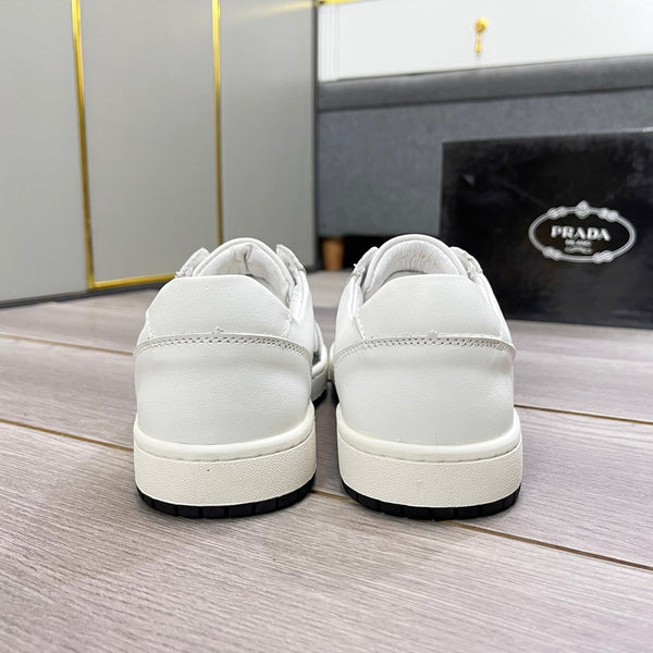 PRA TRAINER SHOES IN WHITE CALFSKIN