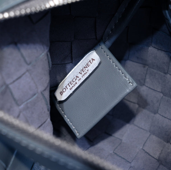 BV Handbag 33cm Blue Cafskin