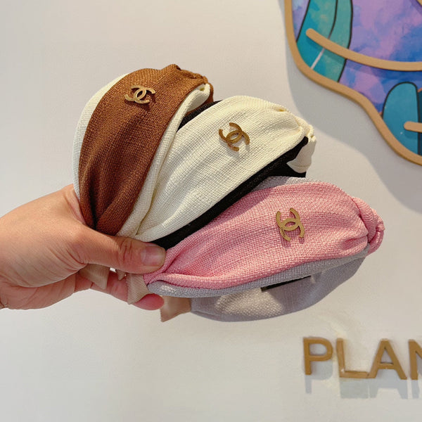 WHITE FABRIC HEADBAND 168553