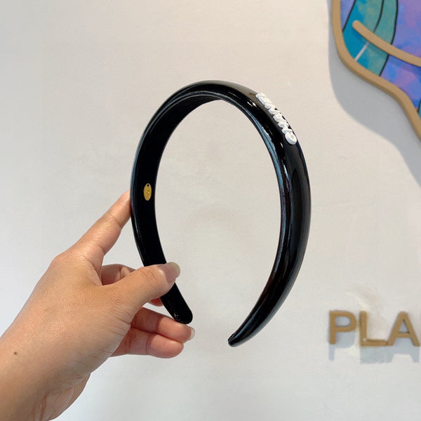 BLACK RESIN HAIRBAND 358245