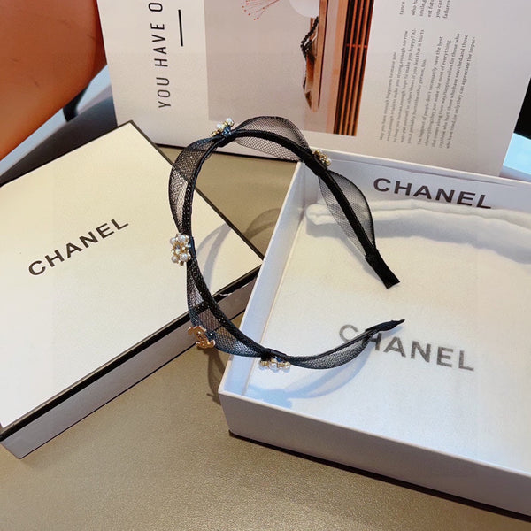 BLACK VOILE FABRIC WITH FLOWER 409382