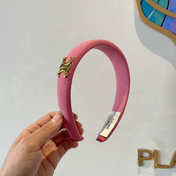 BRIGHT PINK FABRIC HAIRBAND 429342