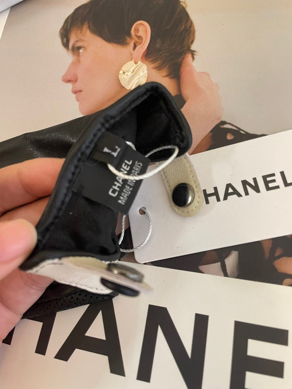 GUANTI CC IN PELLE DI MONTONE NERA 463848