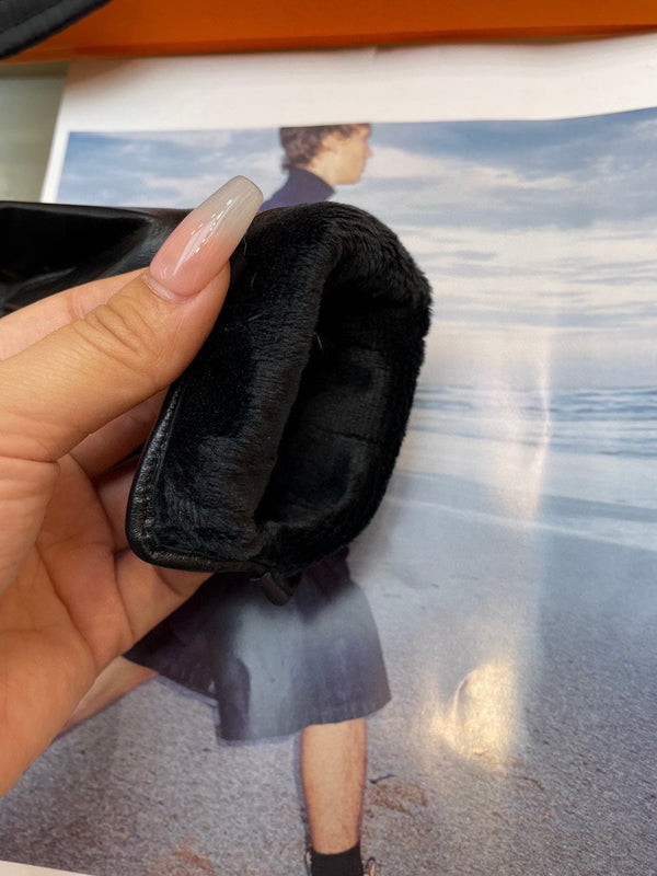 GUANTI IN PELLE DI AGNELLO NERA 463840