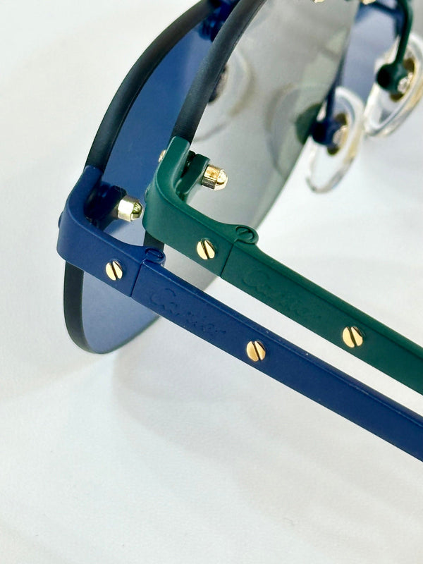 SANTOS ROUND FRAME SUNGLASSES CT00676 IN METAL