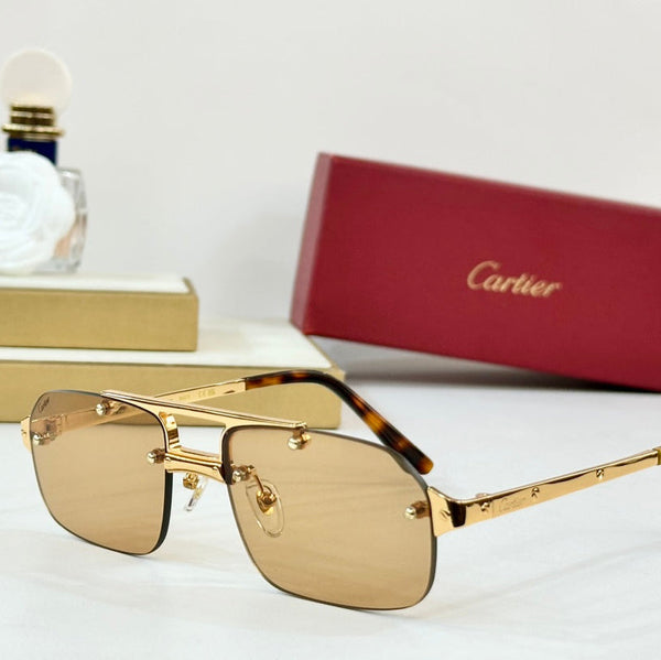 SANTOS RECTANGULAR FRAME SUNGLASSES CT0660S IN METAL