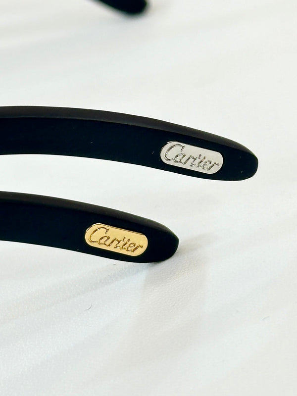 OCCHIALI DA SOLE PANTHÈRE CT0561S CON MONTATURA ROTONDA IN METALLO