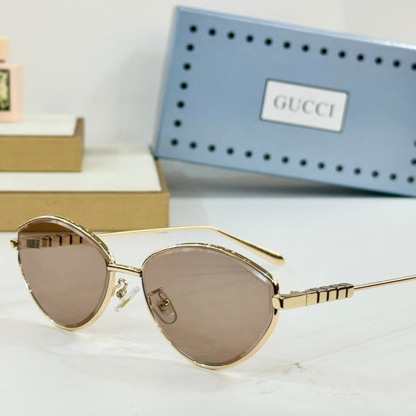 CAT-EYE FRAME SUNGLASSES 5G195 IN METAL