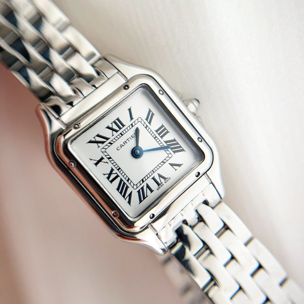 Panthere 22mm Silver Double Chain 44cm