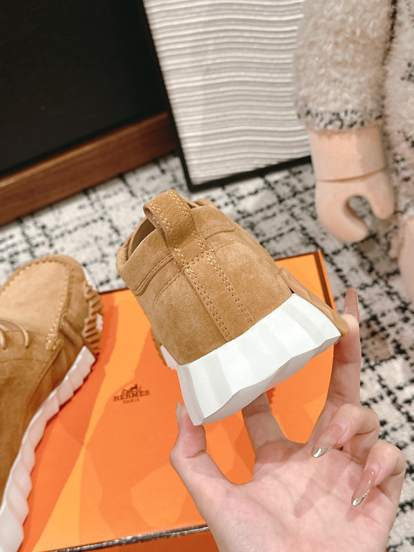 HM Increase Sneaker Dark Beige Suede 965676