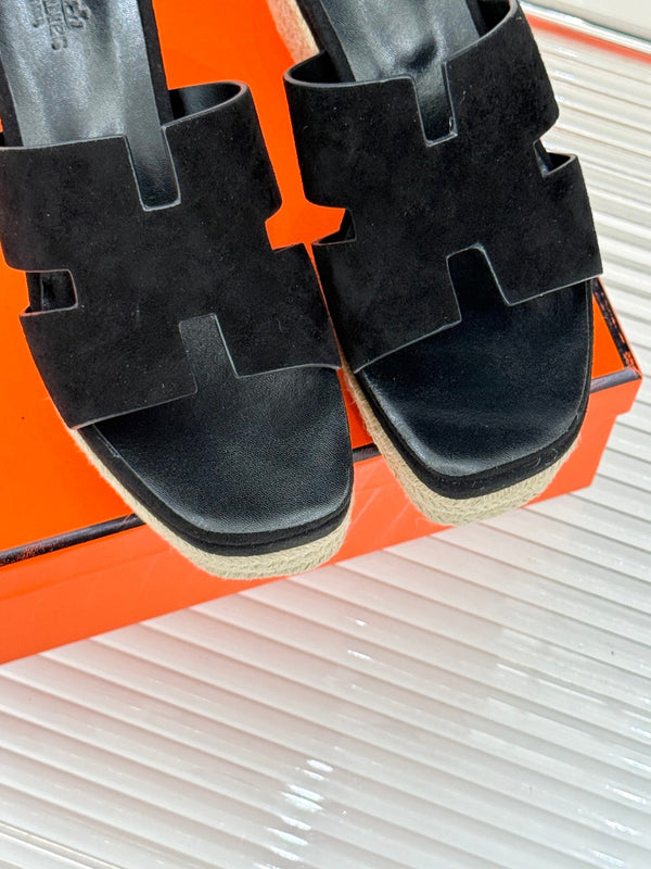 HM Platform Black Lambskin 316414