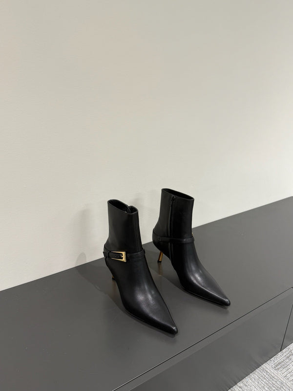 LEE BOOTS IN BLACK SMOOTH CALFSKIN