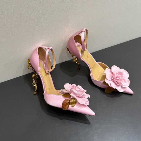 CC 25 Flower Rose Pumps Rosa Seta 337168