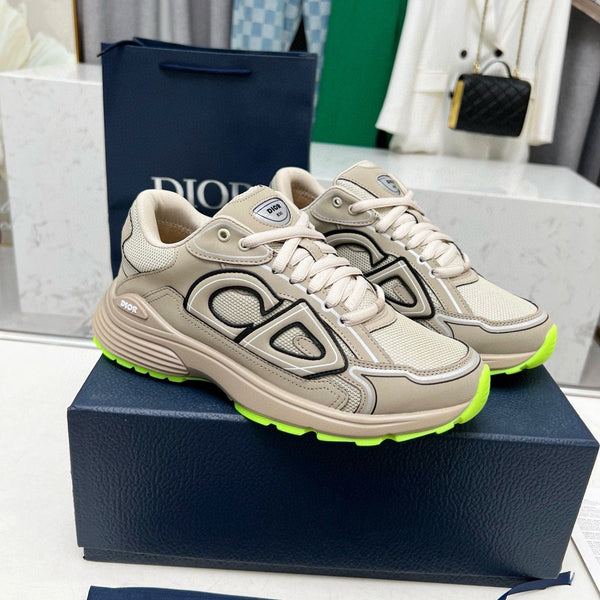 CD B30 SNEAKER KHAKI MESH FABRIC