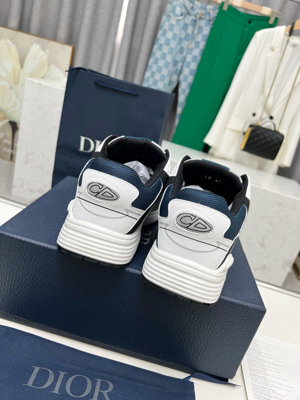 CD B30 SNEAKER AEGEAN AND WHITE MESH FABRIC