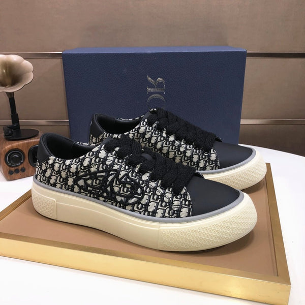 CD B33 SNEAKERS DENIM AND CREAMY WHITE JACQUARD