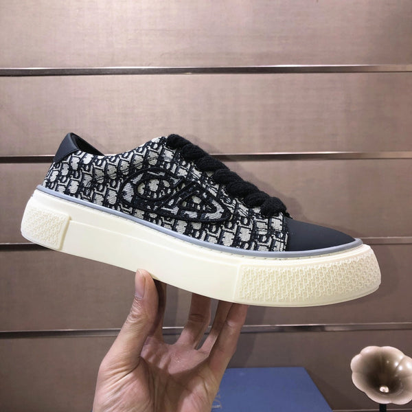 CD B33 SNEAKERS DENIM AND CREAMY WHITE JACQUARD