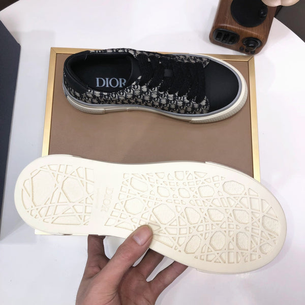 CD B33 SNEAKERS DENIM AND CREAMY WHITE JACQUARD