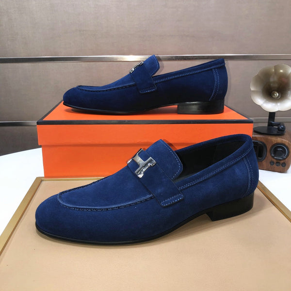 HM PARIS LOAFER COBALT SUEDE