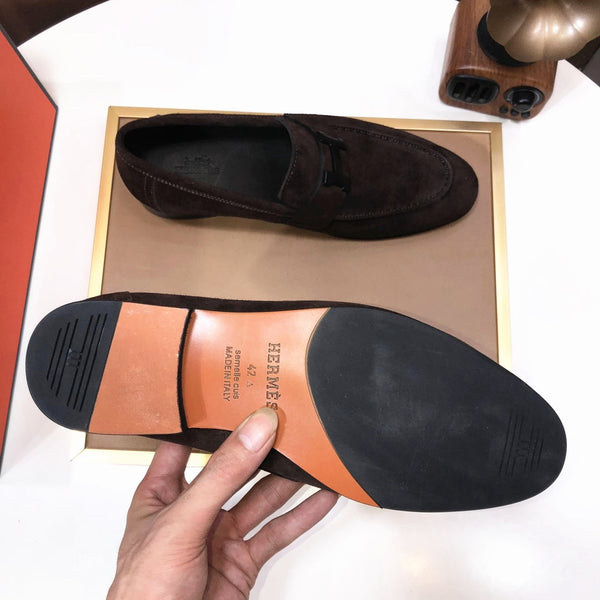 HM PARIS LOAFER PECAN SUEDE