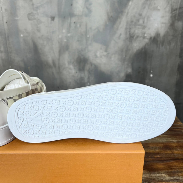 LV LOAFER BEIGE CREAM DAMIER CALFSKIN