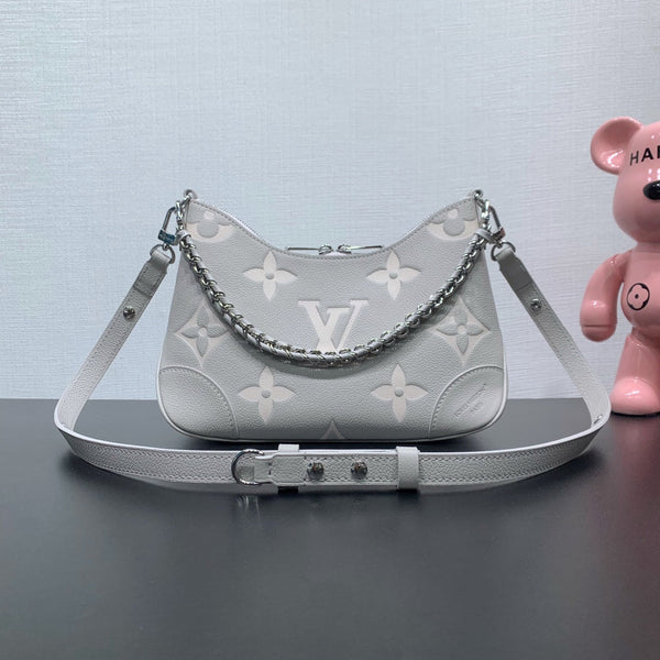 LV Boulogne Brume Gray Monogram Cowhide 205491