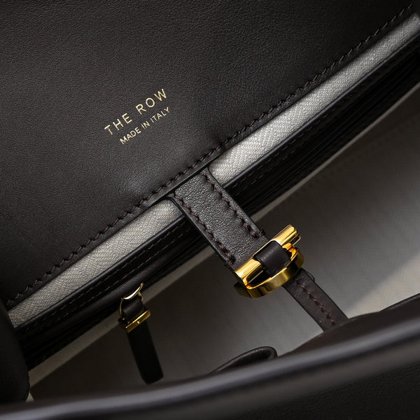 The Row Margaux 15 38cm Tote Bag In Calfskin