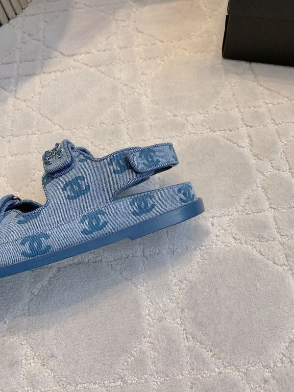 CC 25 Dad Sandal Dark Blue Denim