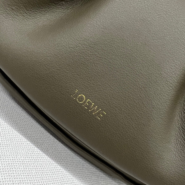 Loew Paseo Shoulder Bag 25cm Dark Olive Cowhide