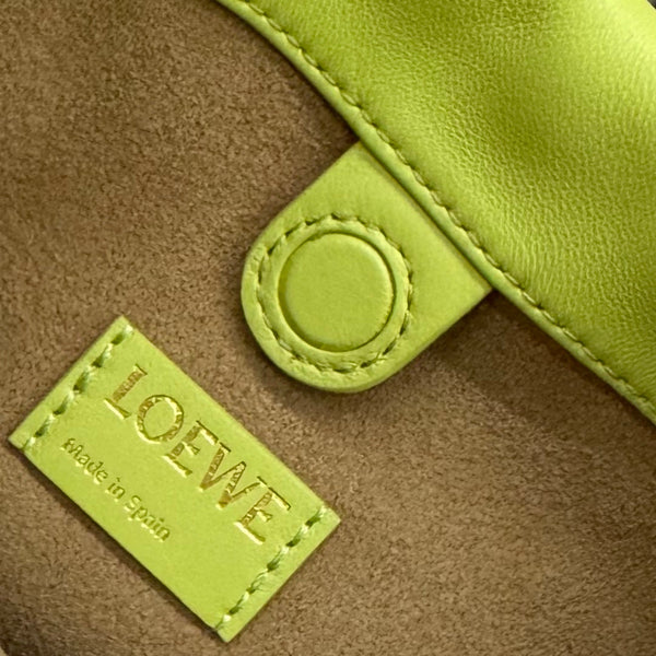 Borsa Loewe Flamenco 23 Lime Agnello Ghw